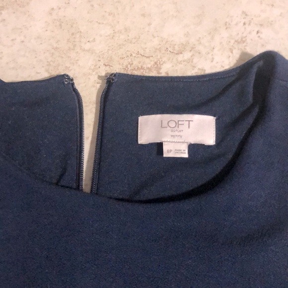 Loft Outlet Petite size 8, Women’s dress Navy Blue - Picture 4 of 8